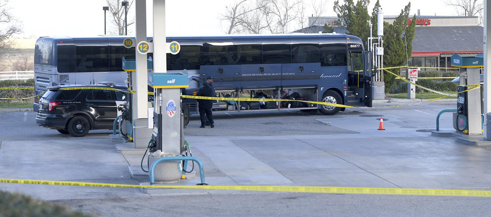 A colombian woman dead in California Greyhound bus shooting