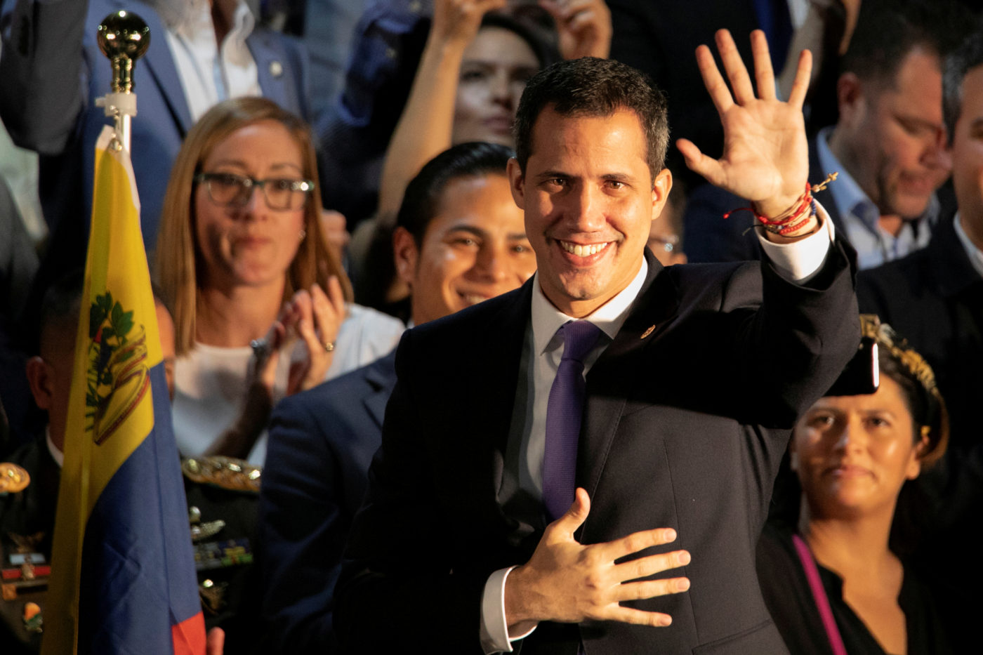 Interim President of Venezuela Juan Guaidó attended State of the Union speech as a guest of the White House