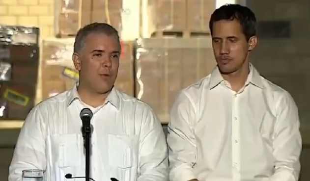 Duque said Venezuelan opposition leader Juan Guiado wants to bring Venezuela back into The Andean Community