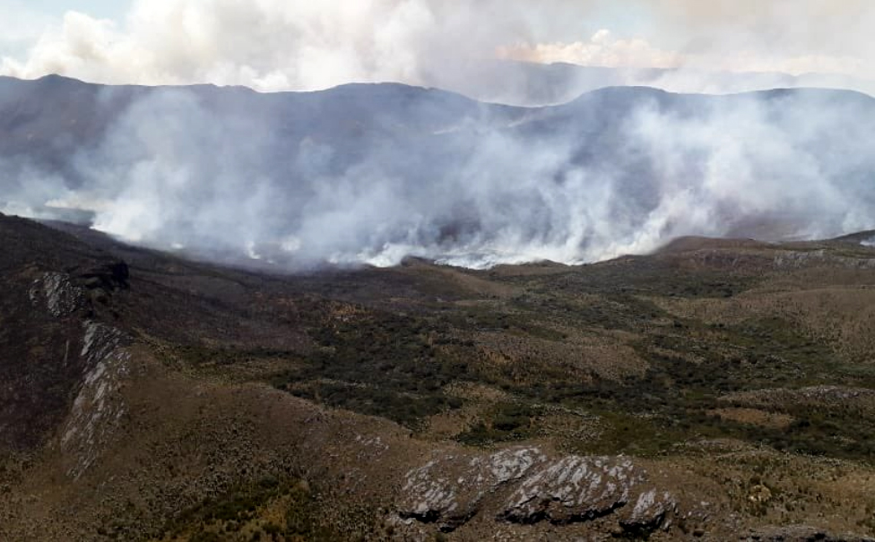 As wildfires burn in Sumapaz, Bogotá’s pollution at hazardous levels