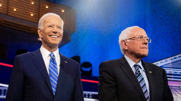 Biden takes aim at Sanders before U.S. Democratic Super Tuesday contests