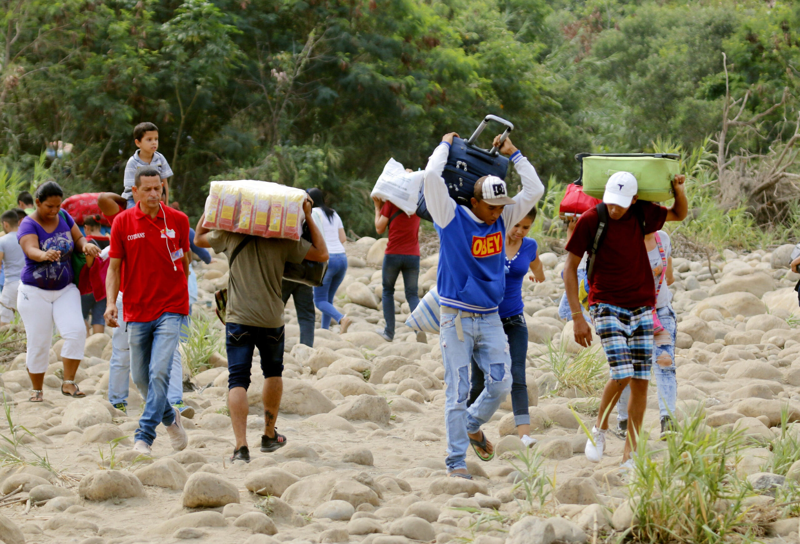 Venezuelan migrants are making arduous journeys into Colombia in search of a better life