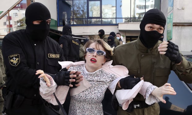 ‘Crush the fascist vermin’: Belarus opposition summons wartime spirit