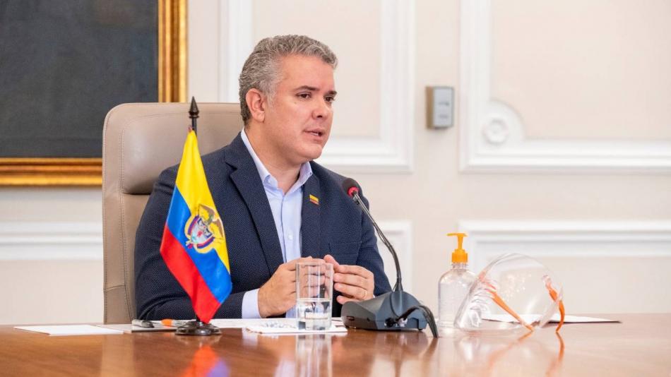 President Iván Duque signed off a decree granting free access to COVID-19 vaccine