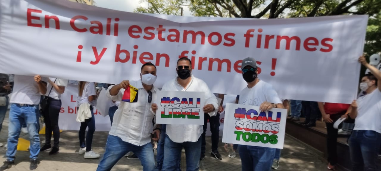 Cali marchó para decir ¡No más paros! ¡No más bloqueos!