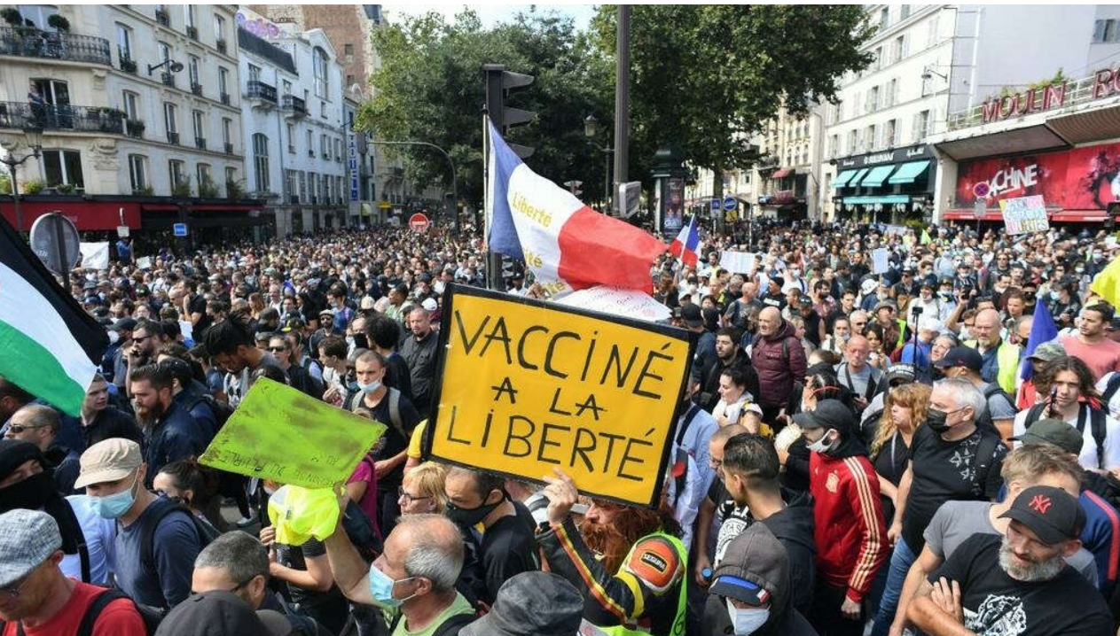 Francia: siguen las protestas contra el pase sanitario y la vacunación obligatoria