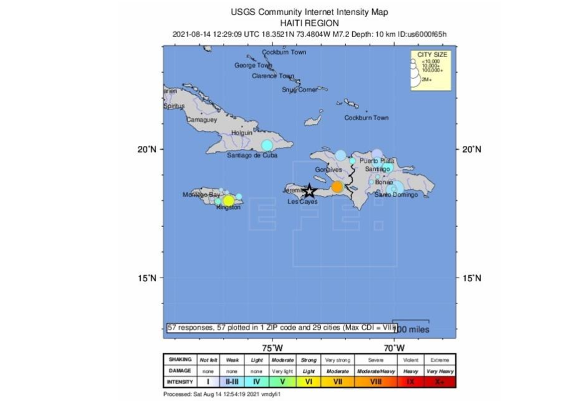 Nuevo terremoto sacude Haití