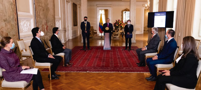 Presidente Duque anunció certificado digital de vacunación digital anticovid.