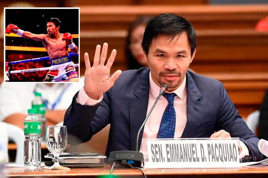 El boxeador Manny Pacquiao anuncia su candidatura a presidente en Filipinas
