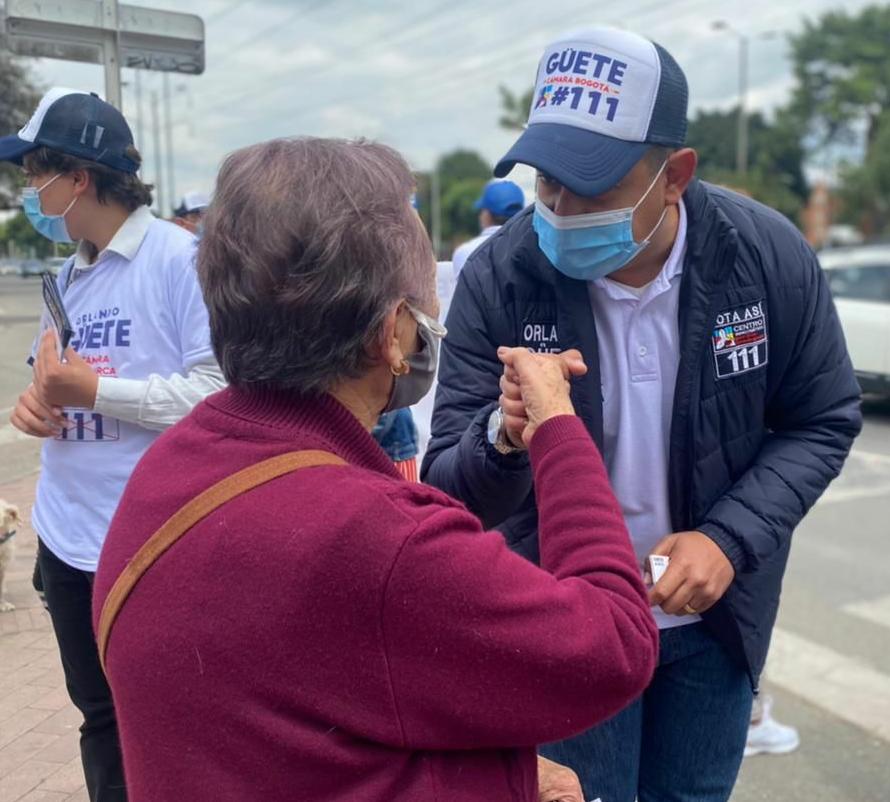 ¡Maratón por Bogotá! Orlando Güete, candidato a la cámara por Bogotá, inicia correría por la capital
