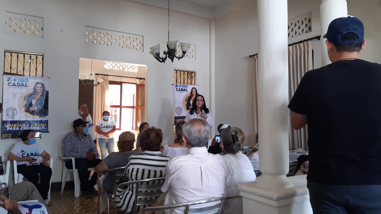 María Fernanda Cabal afianza su campaña en Córdoba