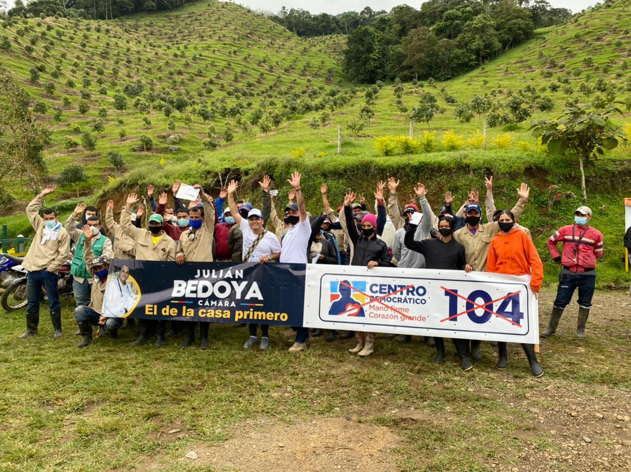 Correría de Julián Bedoya por el Valle del Cauca