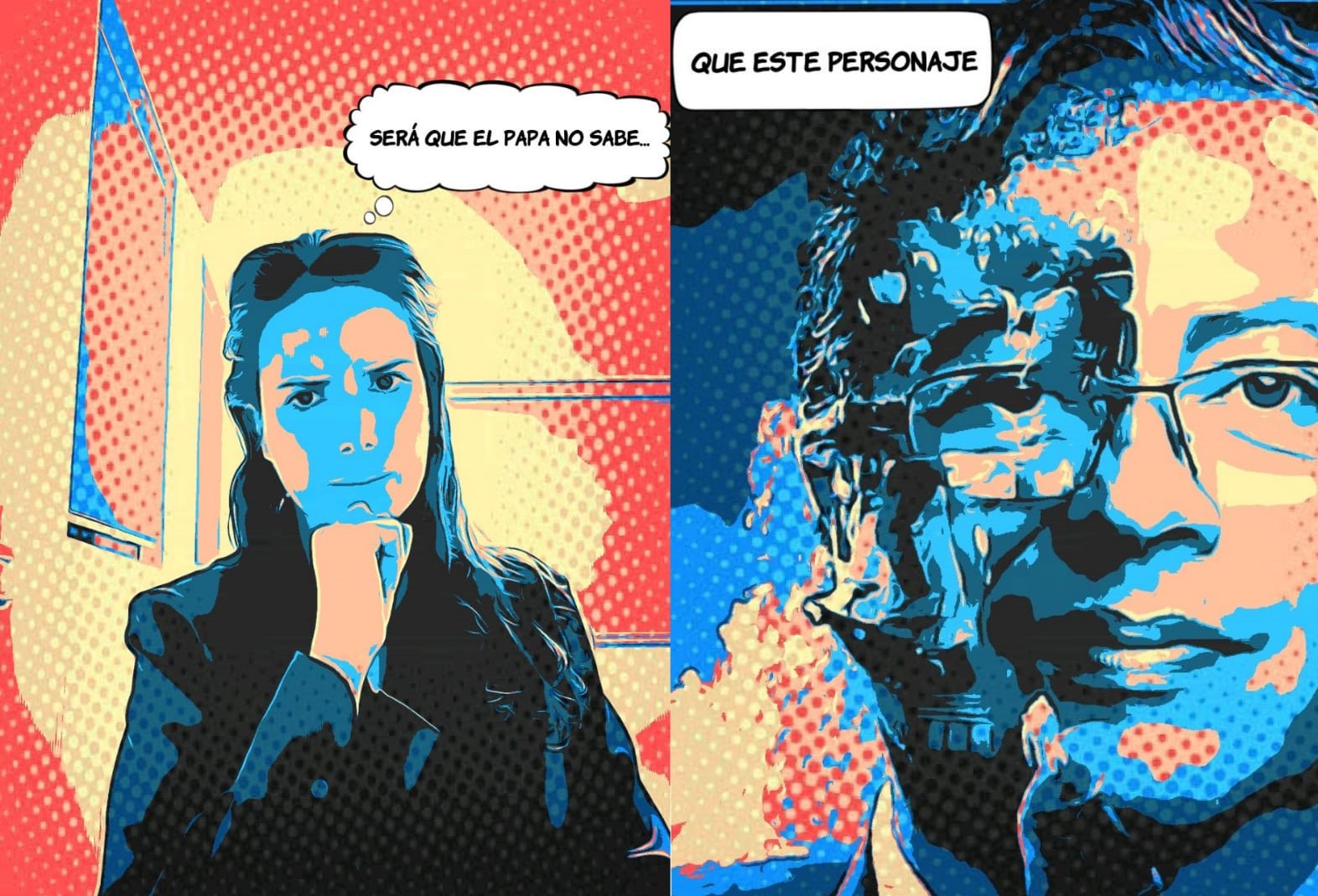Por medio de cómic la candidata María Cristina Isaza, habla sobre Gustavo Petro